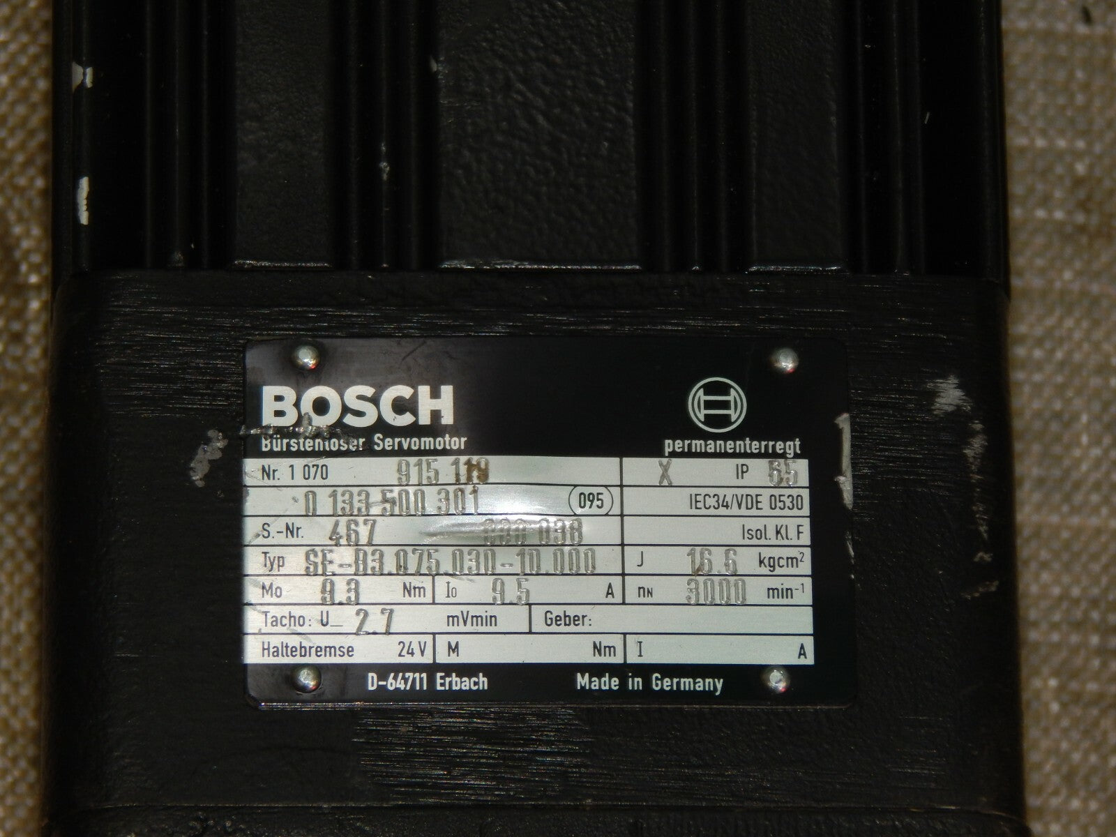 Bosch Servomotor SE-B30.75.030-10.000 s.Bilder