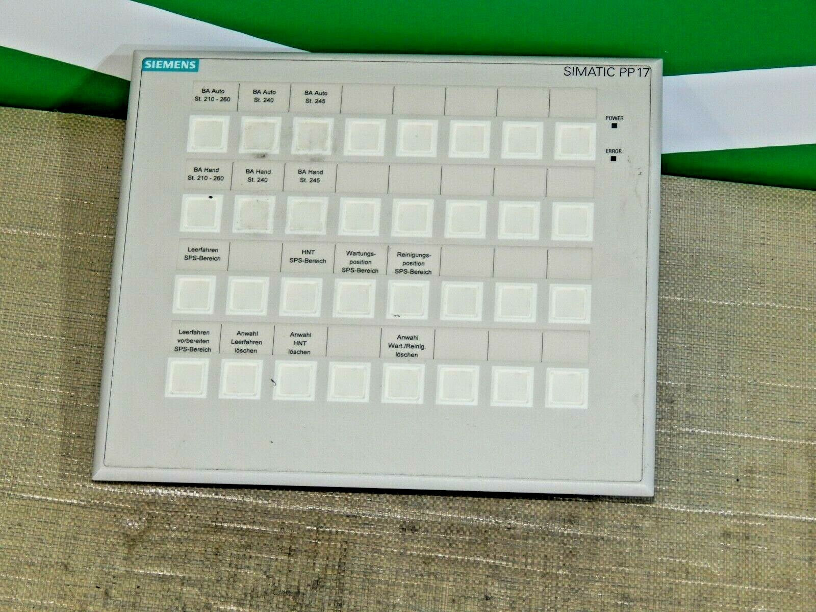 Siemens 6AV3 688-4EY06-0AA0 /  6AV3688-4EY06-0AA0  s. Bilder