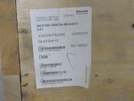 Rexroth  MAD130D-0200-SA-M2-AG0-05-A1