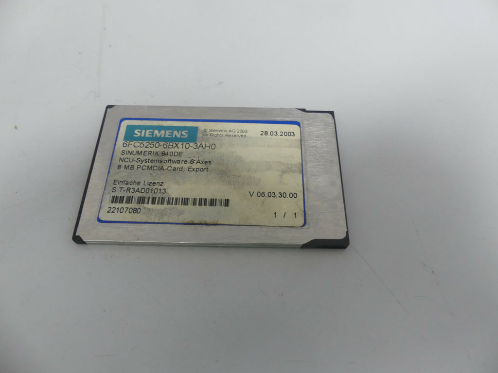 Siemens 6FC5250-6BX10-3AH0