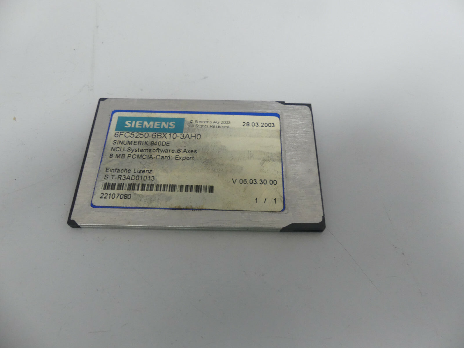 Siemens 6FC5250-6BX10-3AH0