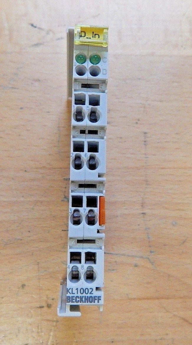 BECKHOFF KL1002 Eingangsklemme 24V DC 3,0 MS Filtertime -used-