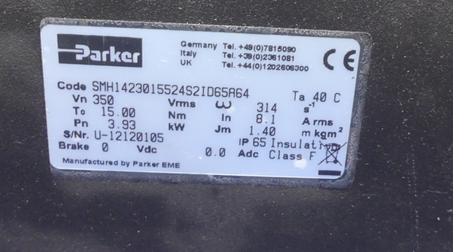 PARKER SMH1423015524S2ID65A64