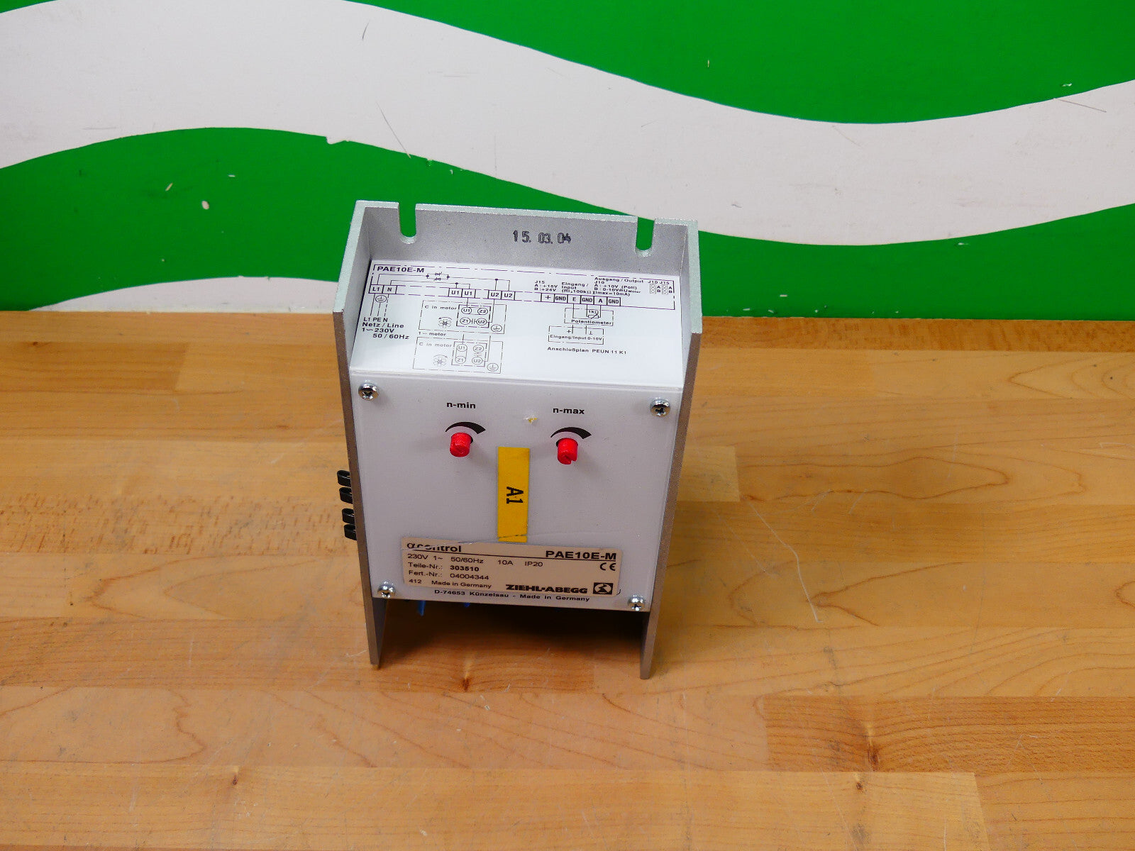 ZIEHL-ABEGG Acontrol PAE10E-M Drehzahlregler 303510