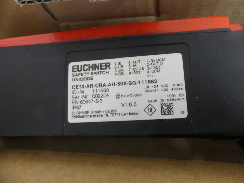 Euchner CET4-AR-CRA-AH-50X-SG-111683