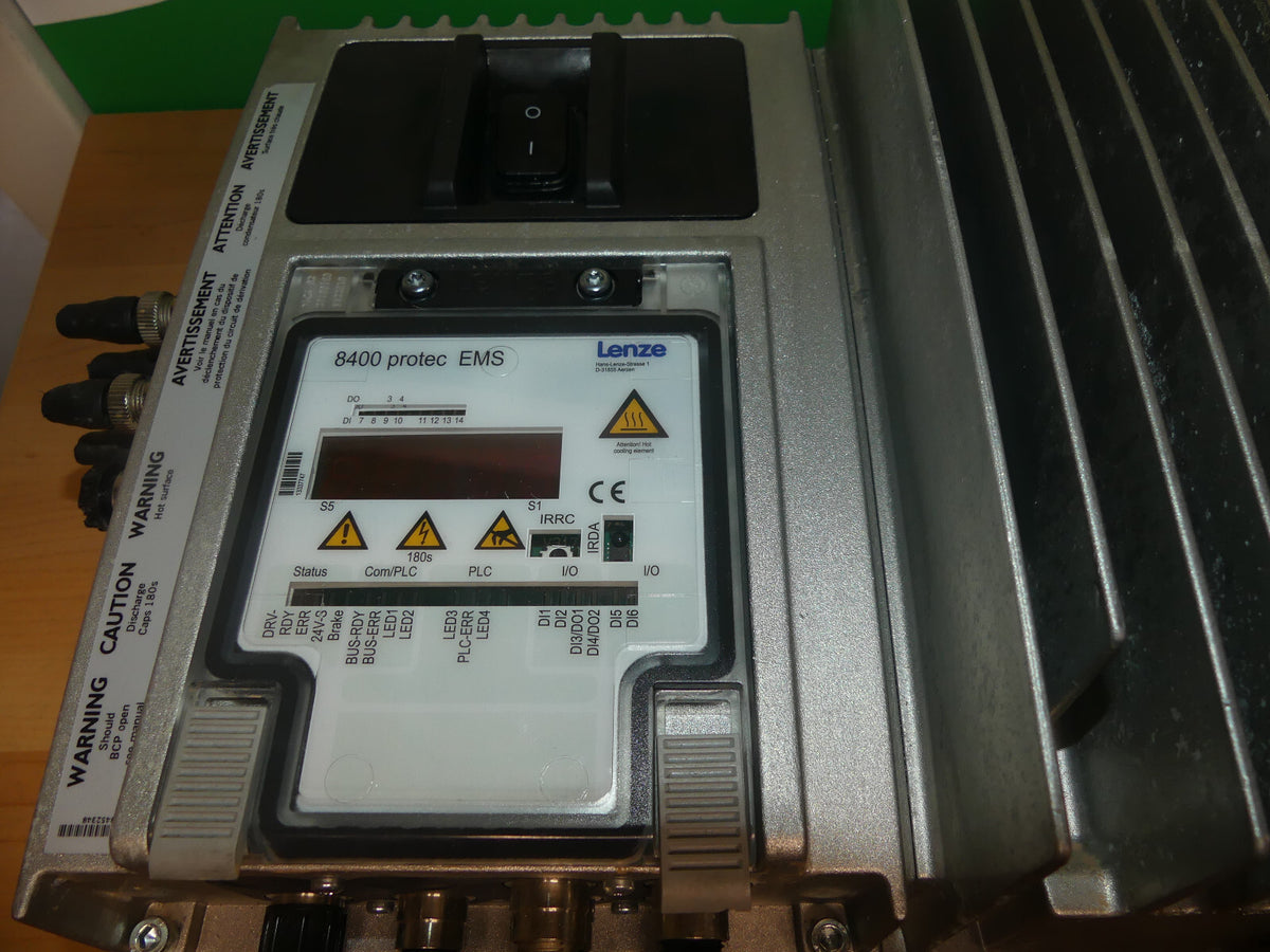 lenze 8400 protec ems e84dppke3024c5cnre used