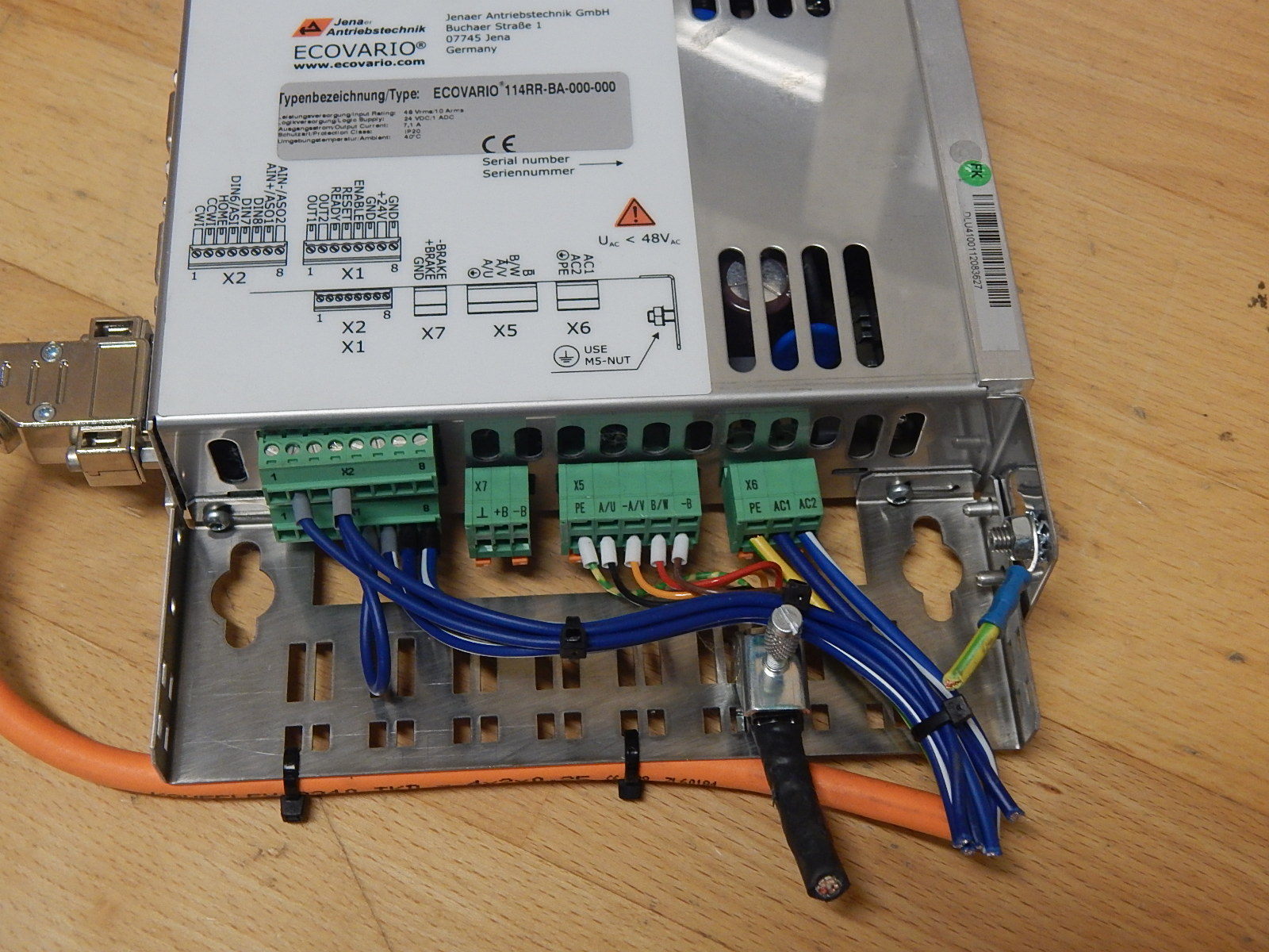 Jenaer Ecovario 114RR-BA-000-000 Leistungsversorgung 24VDC 7.1A  Used