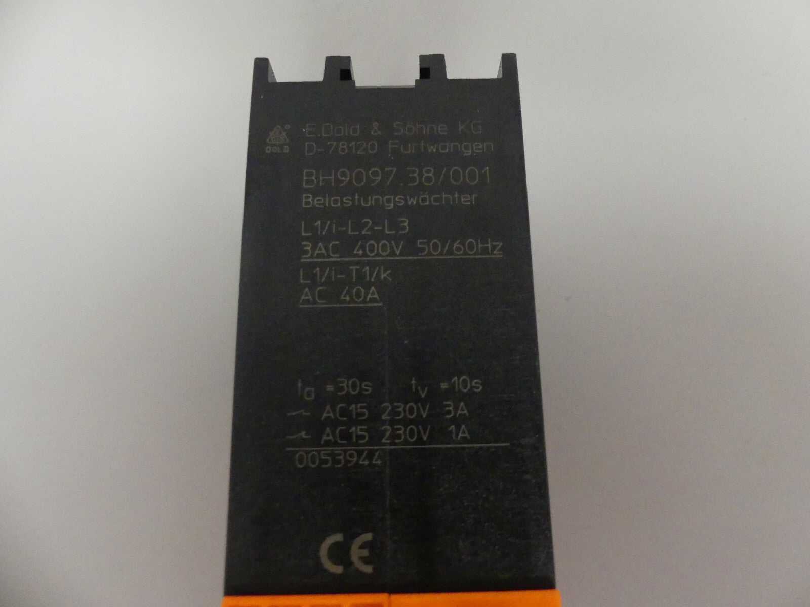 E.DOLD & SÖHNE KG BH9097.38/001 BELASTUNGSWÄCHTER