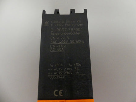 E.DOLD & SÖHNE KG BH9097.38/001 BELASTUNGSWÄCHTER