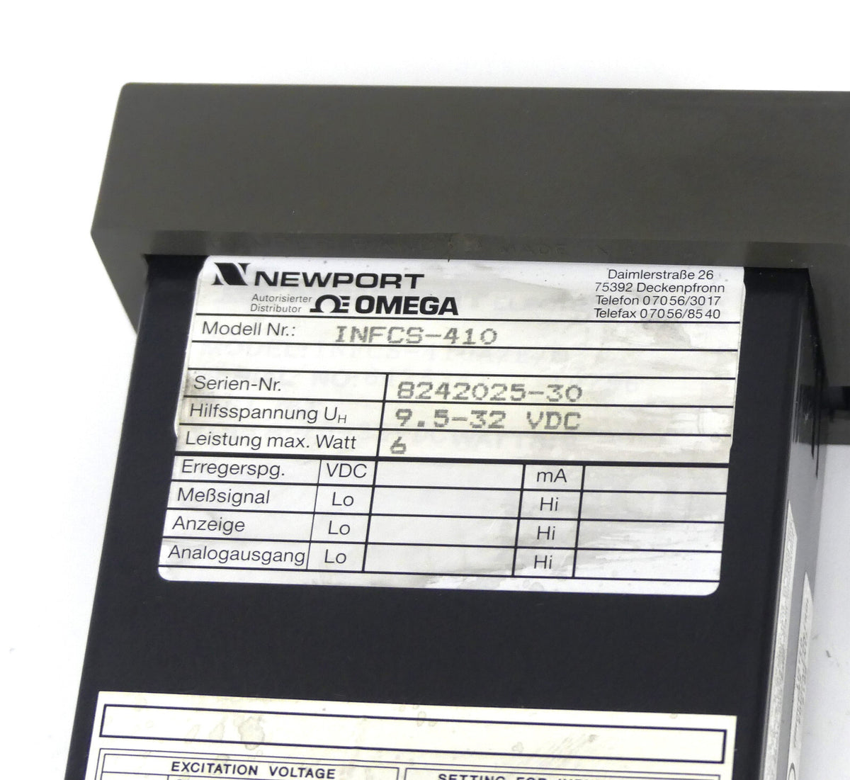 NEWPORT INFCS-410