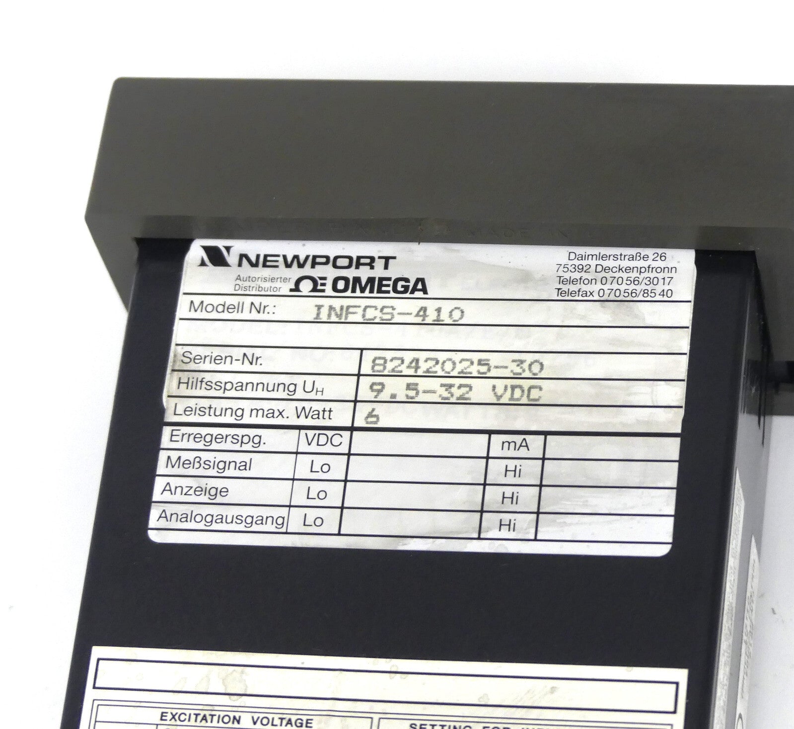 NEWPORT INFCS-410