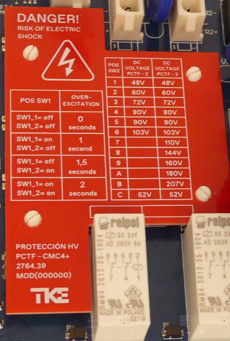 ThyssenKrupp Thyssen  TKE Aufzüge PCTF-2F MOD _20-50 2668.95 Steuerplatine