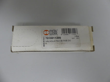 METAL WORK VALVOLA PNV 25 PNB OO  7010011200