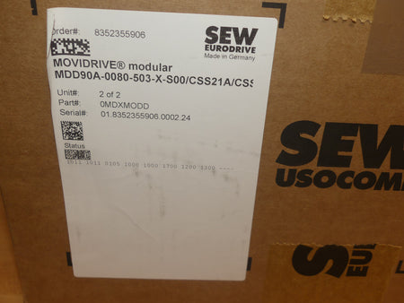 Sew-Eurodrive Movidrive MDD90A-0080-503-X-S00/CSS21A/CSS21A
