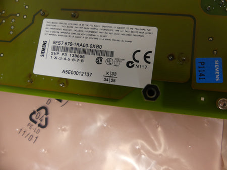 Siemens 6ES7 678-1RA00-0XB0 VERSION 02