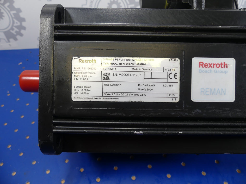 Rexroth MDD071B-N-040-N2T-095GA1 R911265200