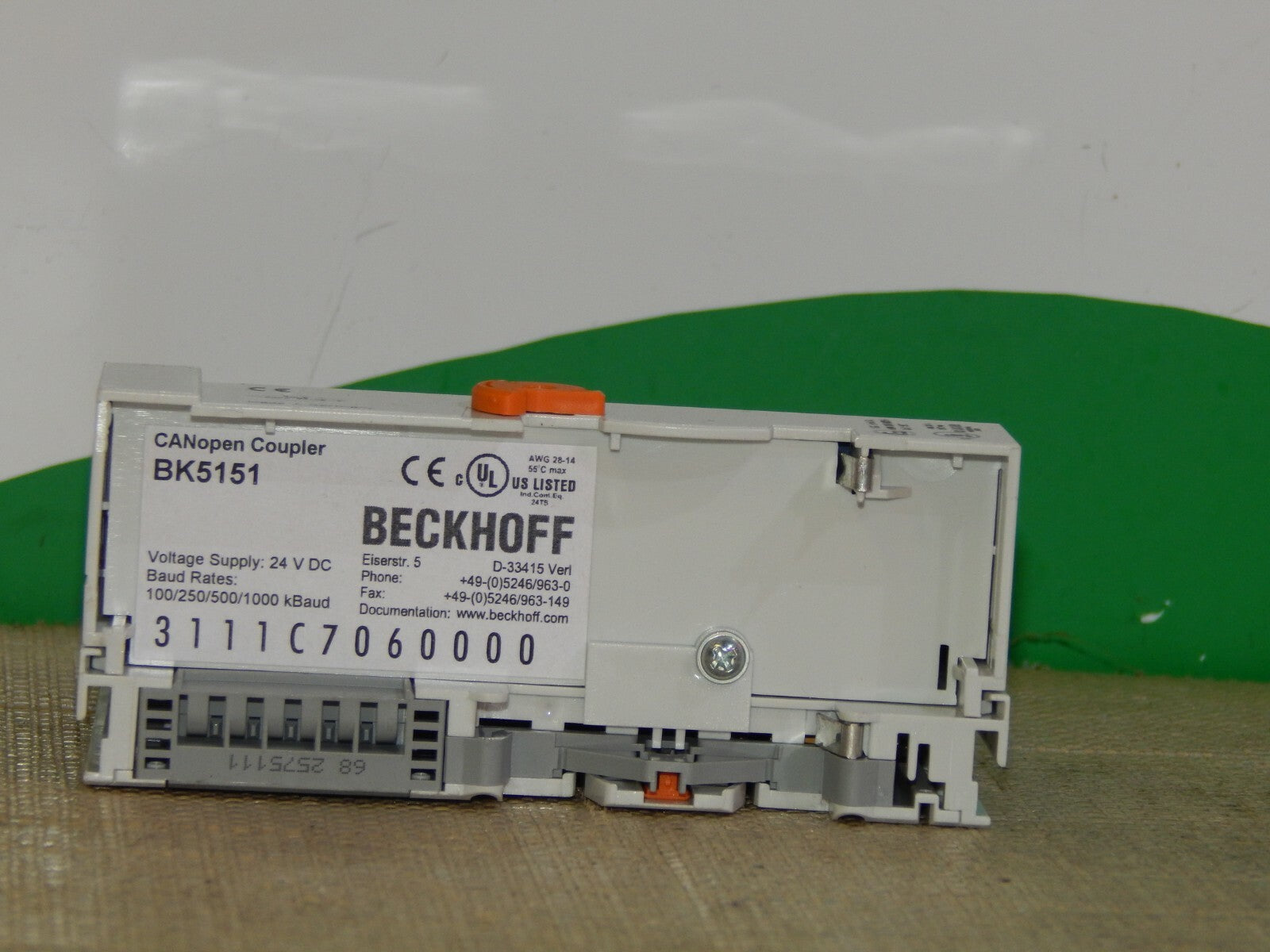 Beckhoff BK5151 CANopen Coupler used