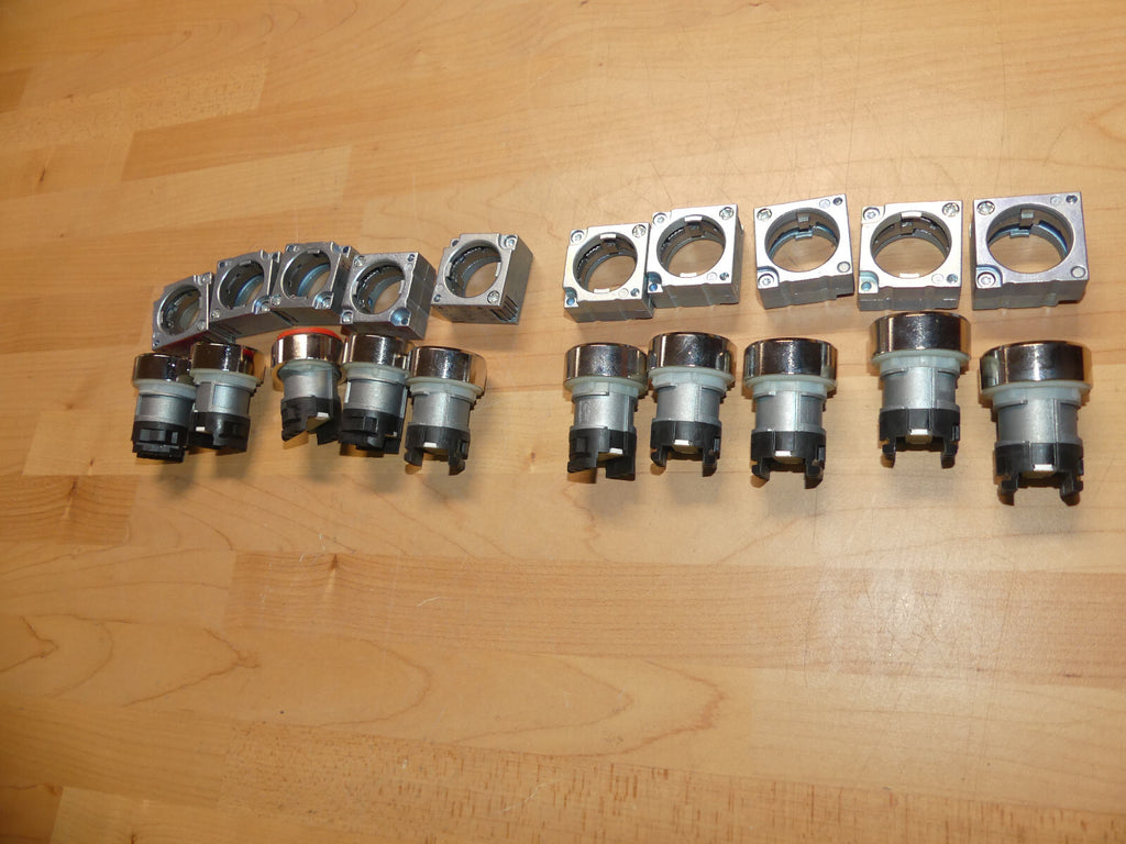 10xSiemens 3SB3 500-0AA21 Drucktaster rot