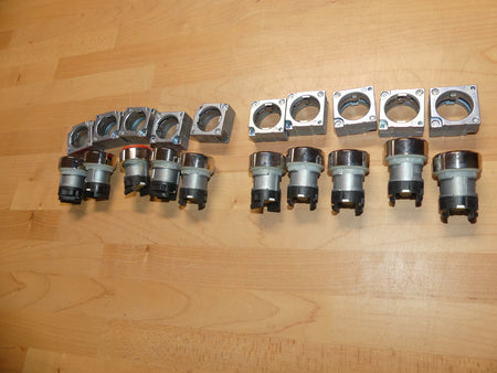 10xSiemens 3SB3 500-0AA21 Drucktaster rot