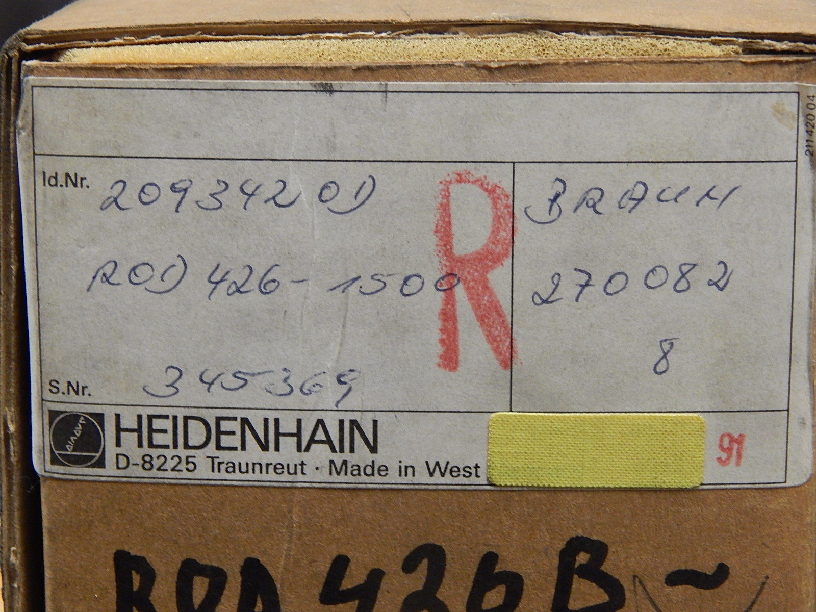 Heidenhain Drehgeber ROD 426 1500 
