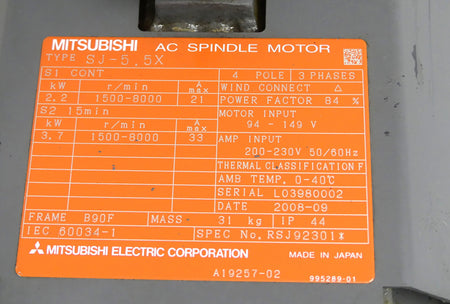 Mitsubishi SJ-5.5X (defekt,beschädigt)
