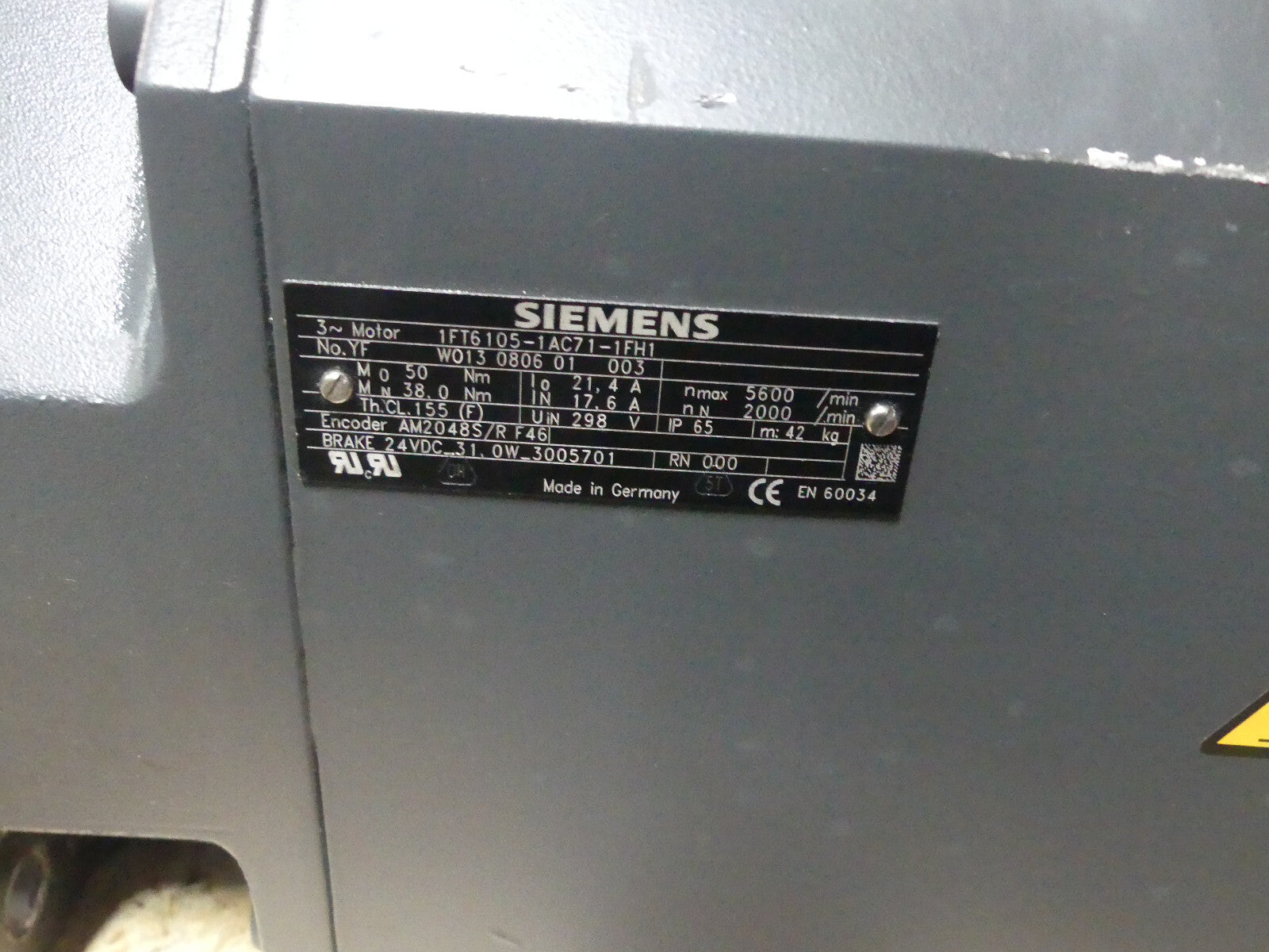 Siemens 1FT6105-1AC71-1FH1    1FT61051AC711FH1