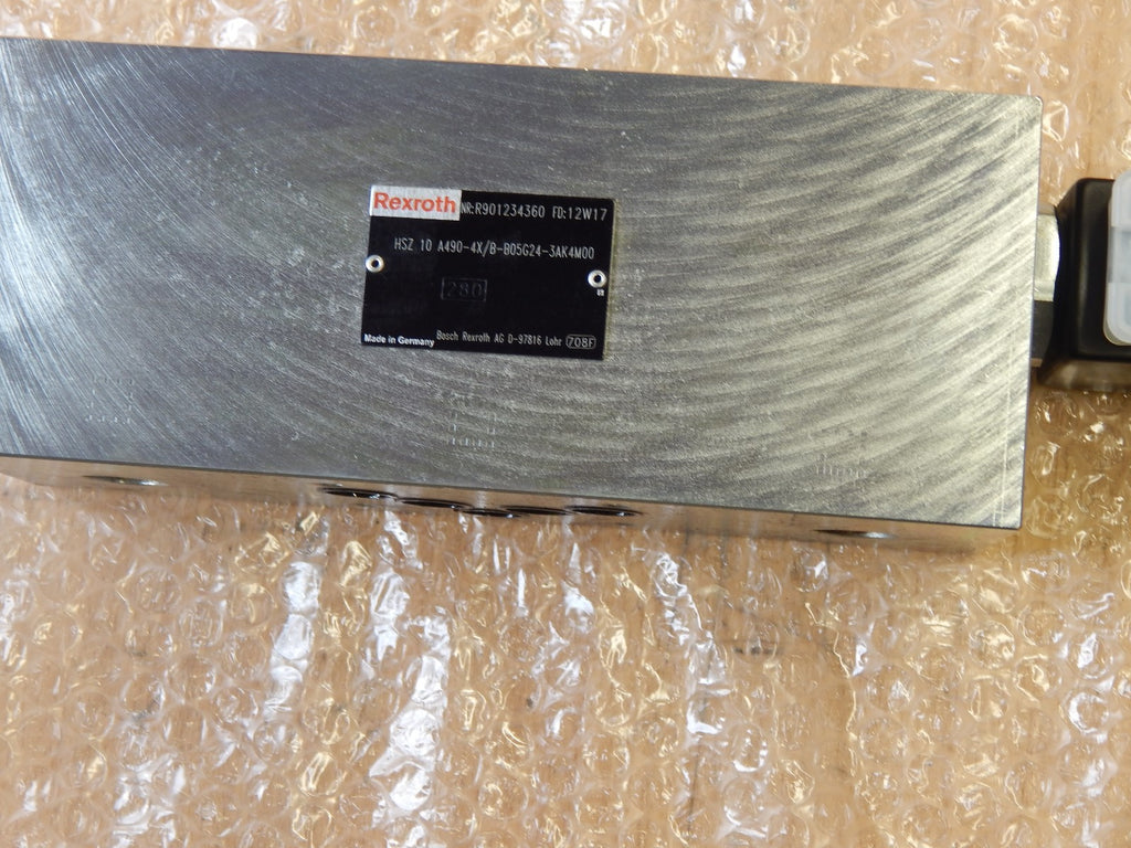 Rexroth HSZ10A490-4X/B-B05G24-3AK4M00 Zwischenplatte R901234360  Unbenutzt