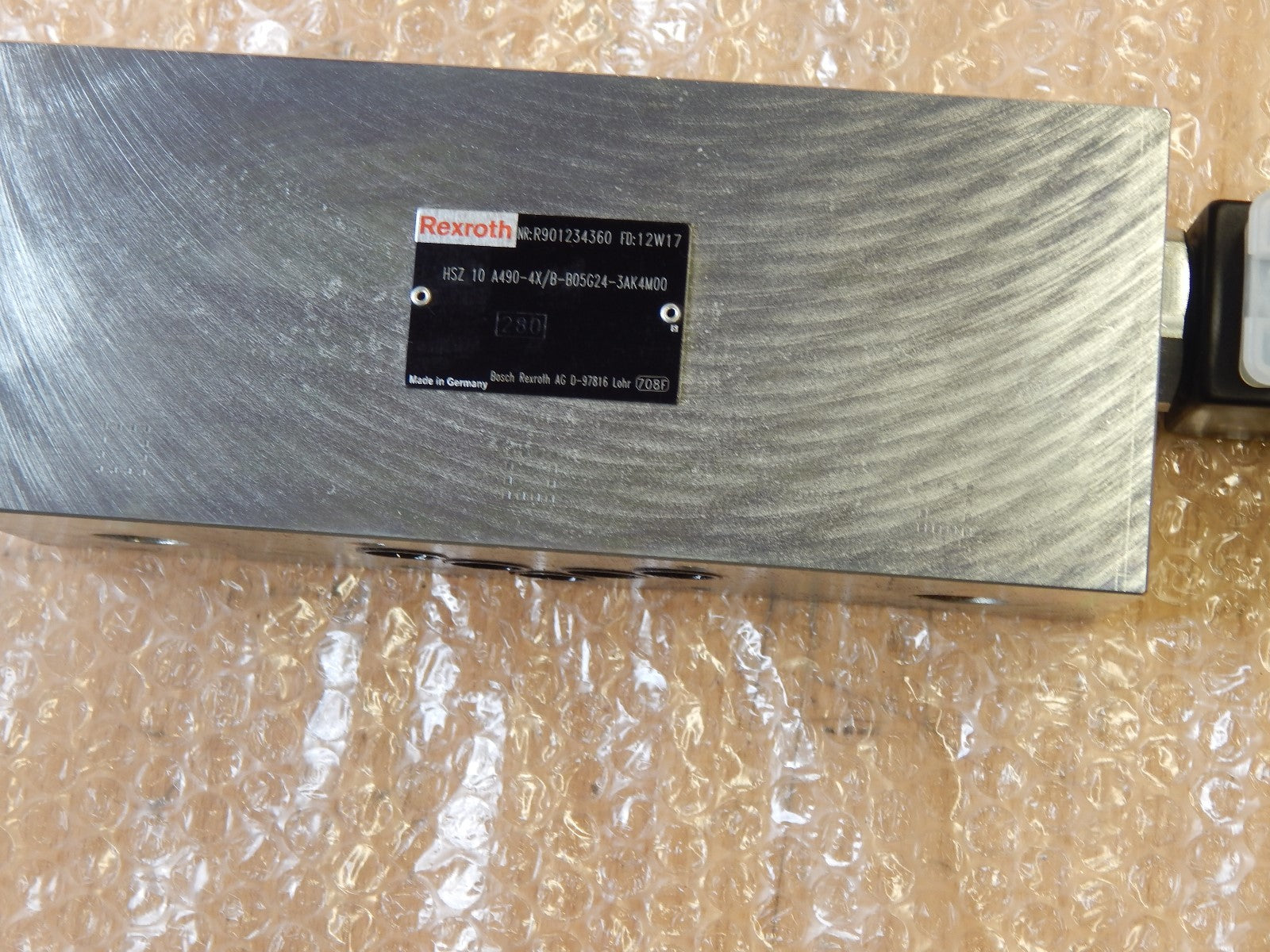 Rexroth HSZ10A490-4X/B-B05G24-3AK4M00 Zwischenplatte R901234360  Unbenutzt