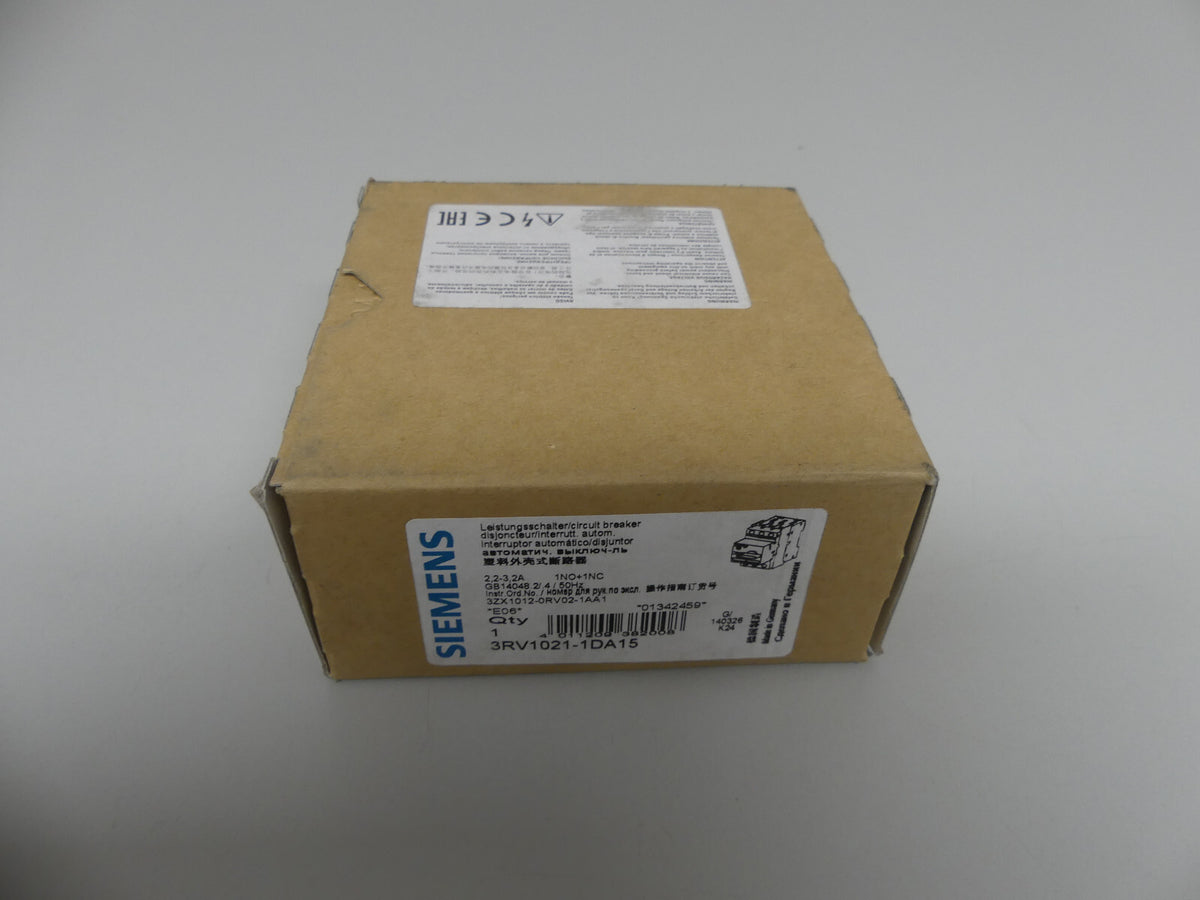 Siemens 3RV1021-1DA15 Leistungsschalter