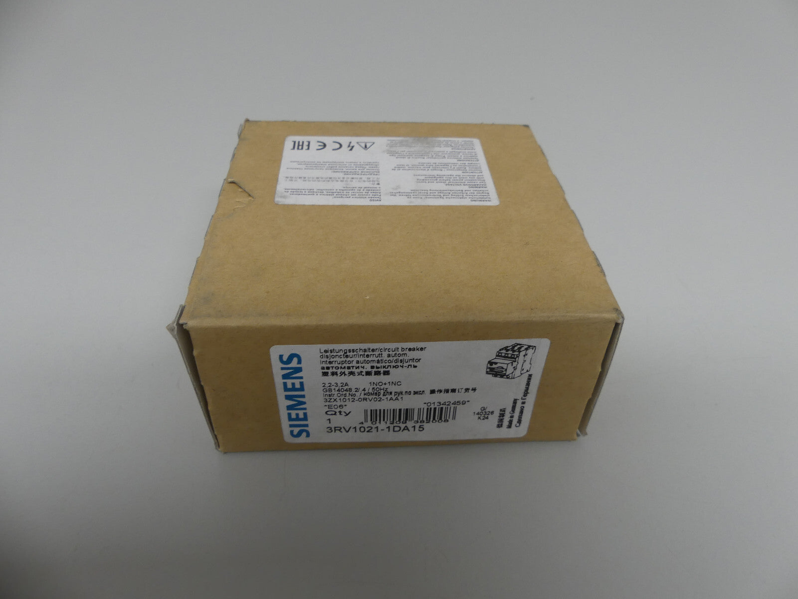 Siemens 3RV1021-1DA15 Leistungsschalter