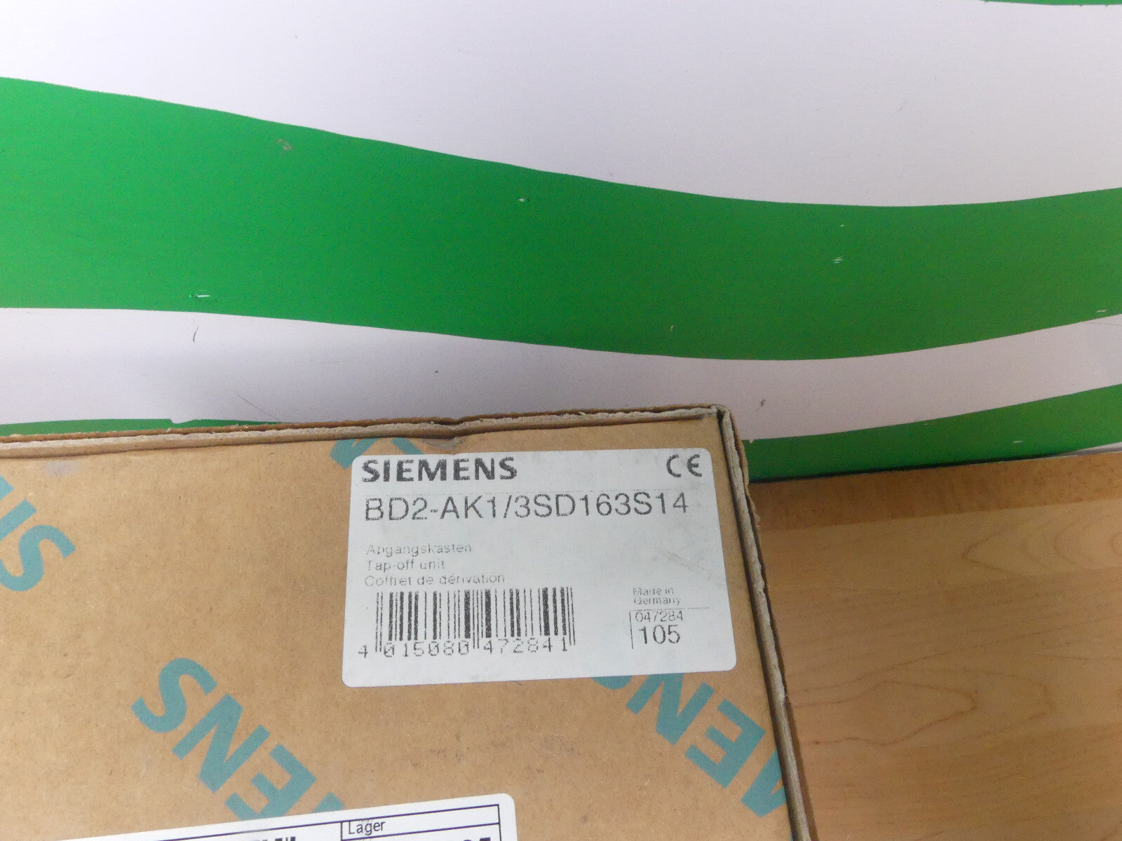 Siemens Dig.Industr. Abgangskasten BD2-AK1/3SD163S14