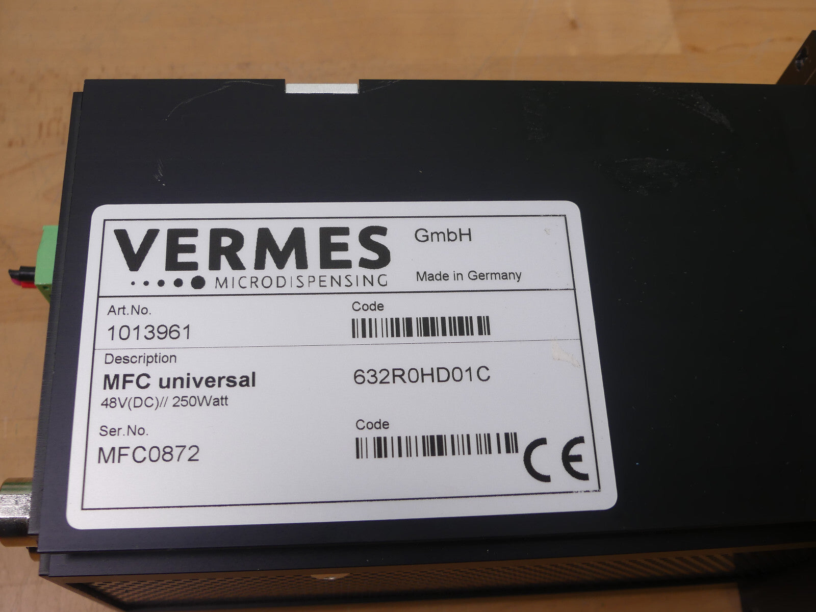 VERMES MICRODISPENSING  MFC UNIVERSAL  MFC UNIVERSAL