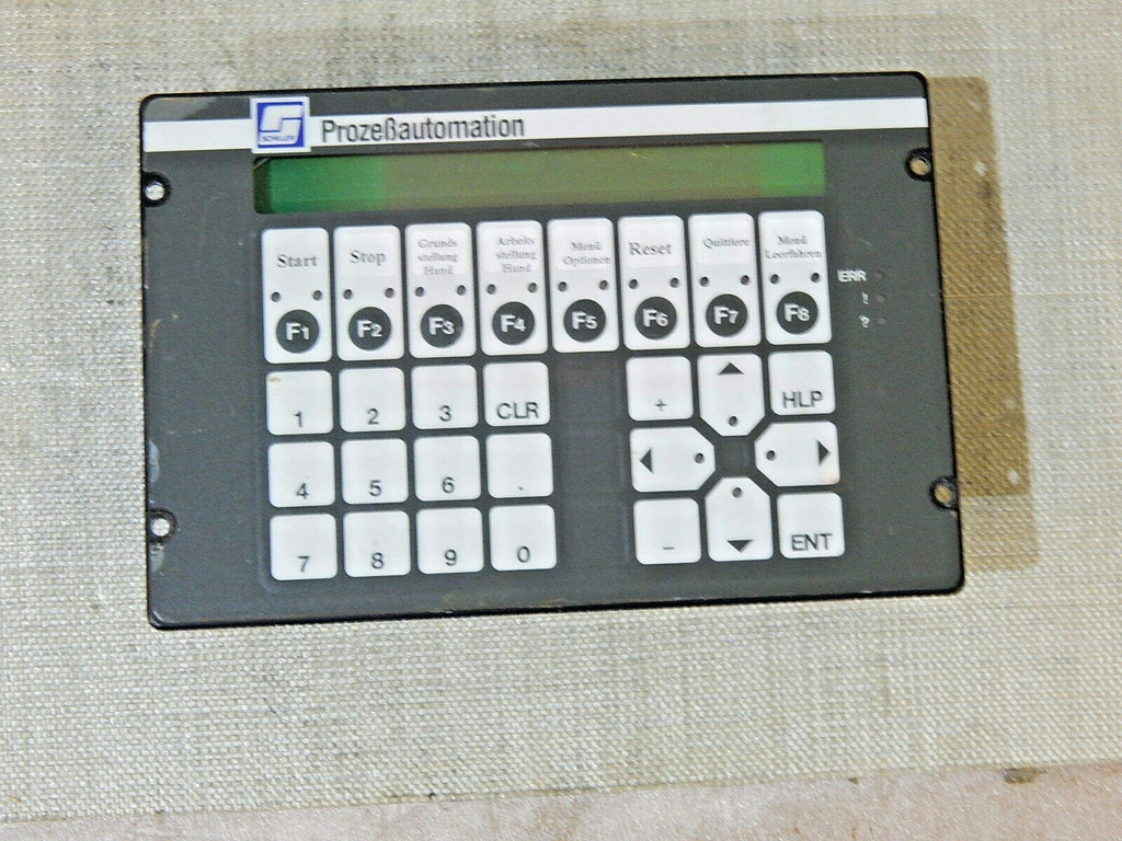 Schiller Prozeßautomation .LAUER PCS 090 Operator Panel  Used  s.Bilder