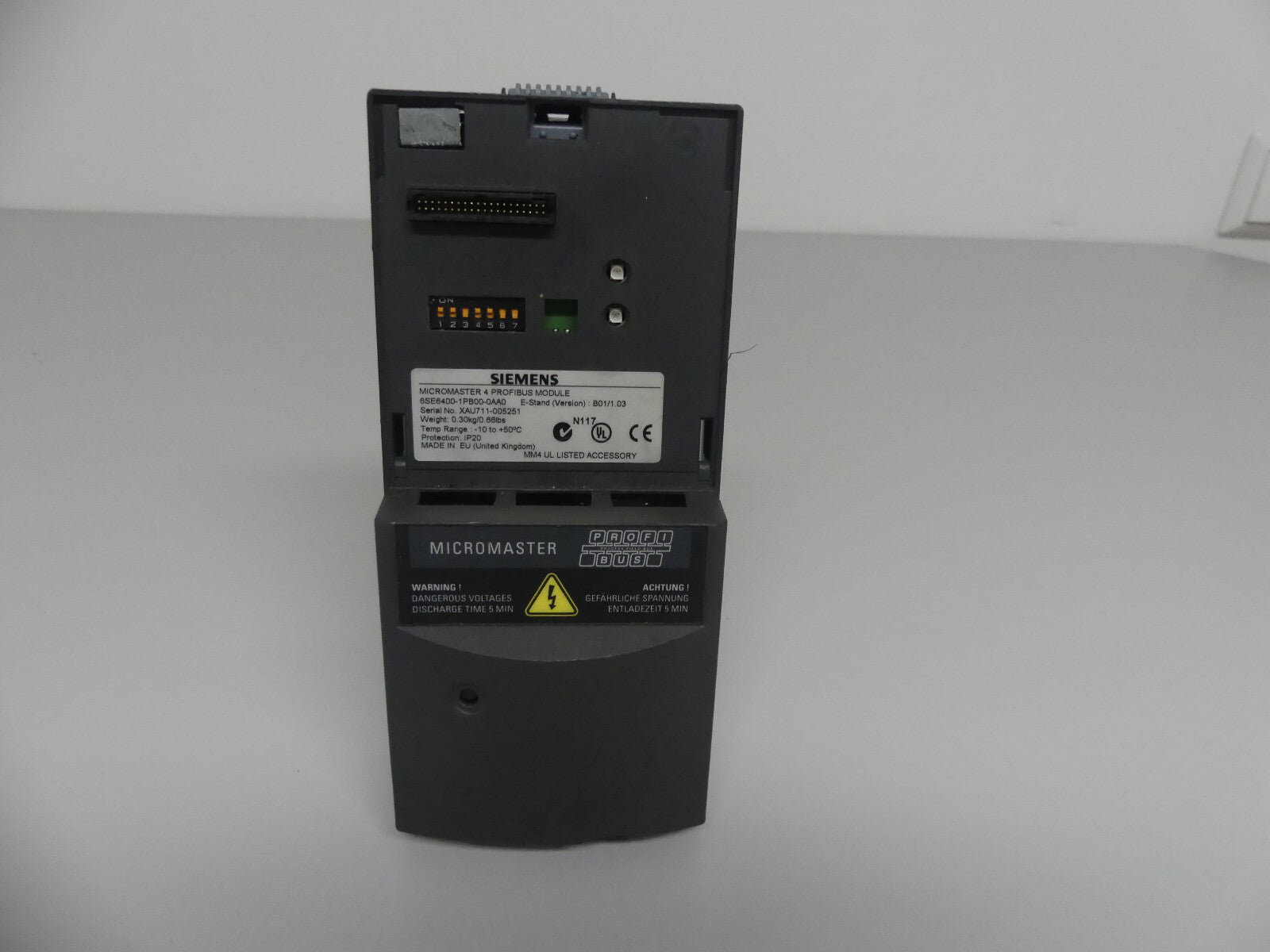 Siemens Micromaster 4 Profibus  Module 6SE6400-1PB00-0AA0