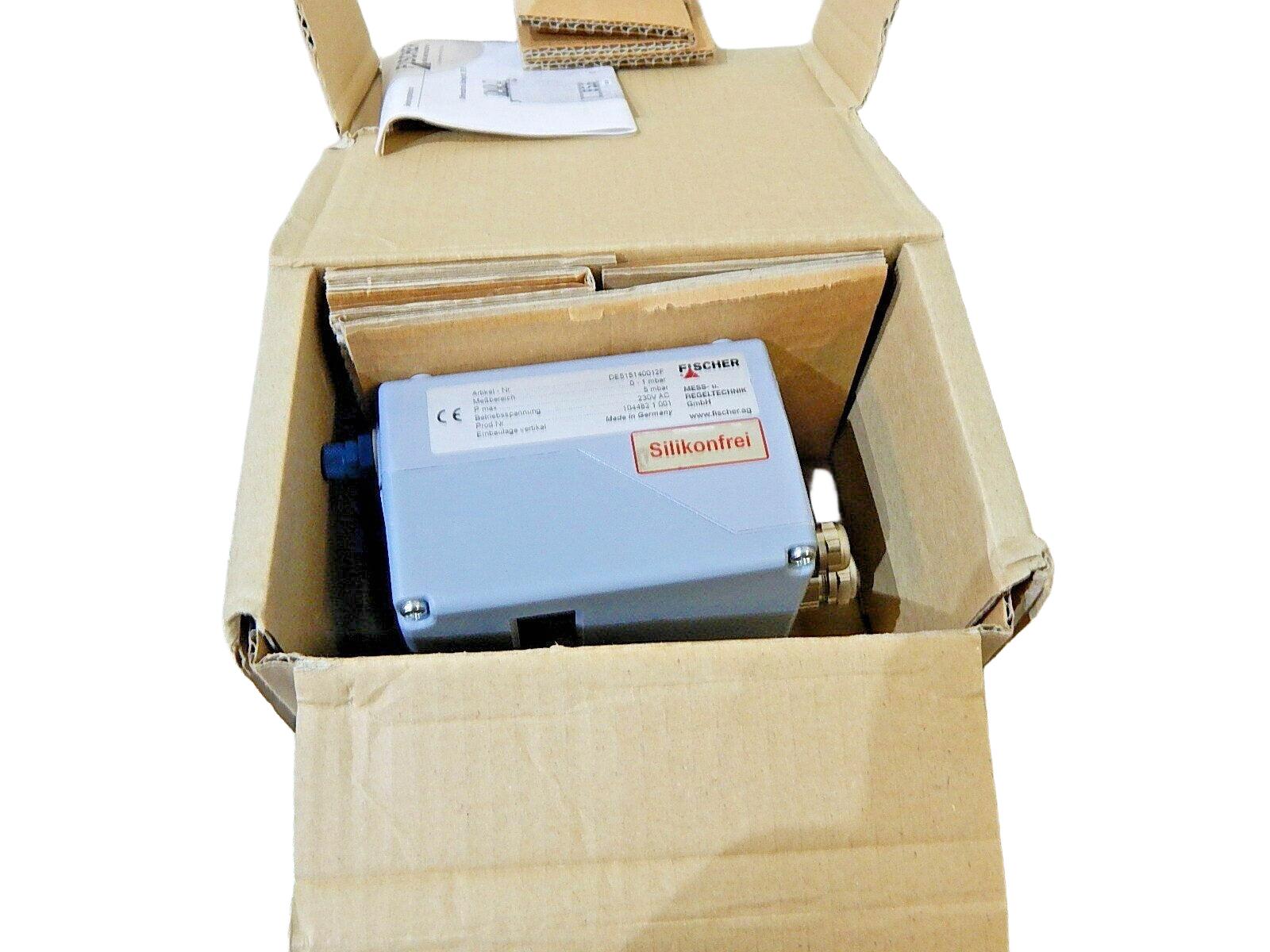 Fischer Differenzdruck Schaltgerät DE515140012F  0-1 mbar New