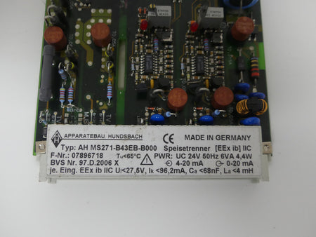 APPAEATEBAU HUNDSBACH AH MS271-B43EB-B000  AHMS271-B43EB-B000
