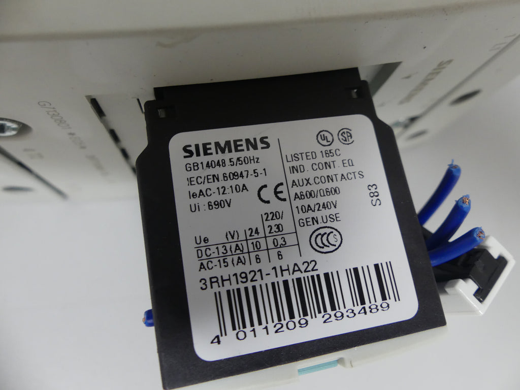 Siemens 3RT1046-1BB44 + 3RH1921-1HA22