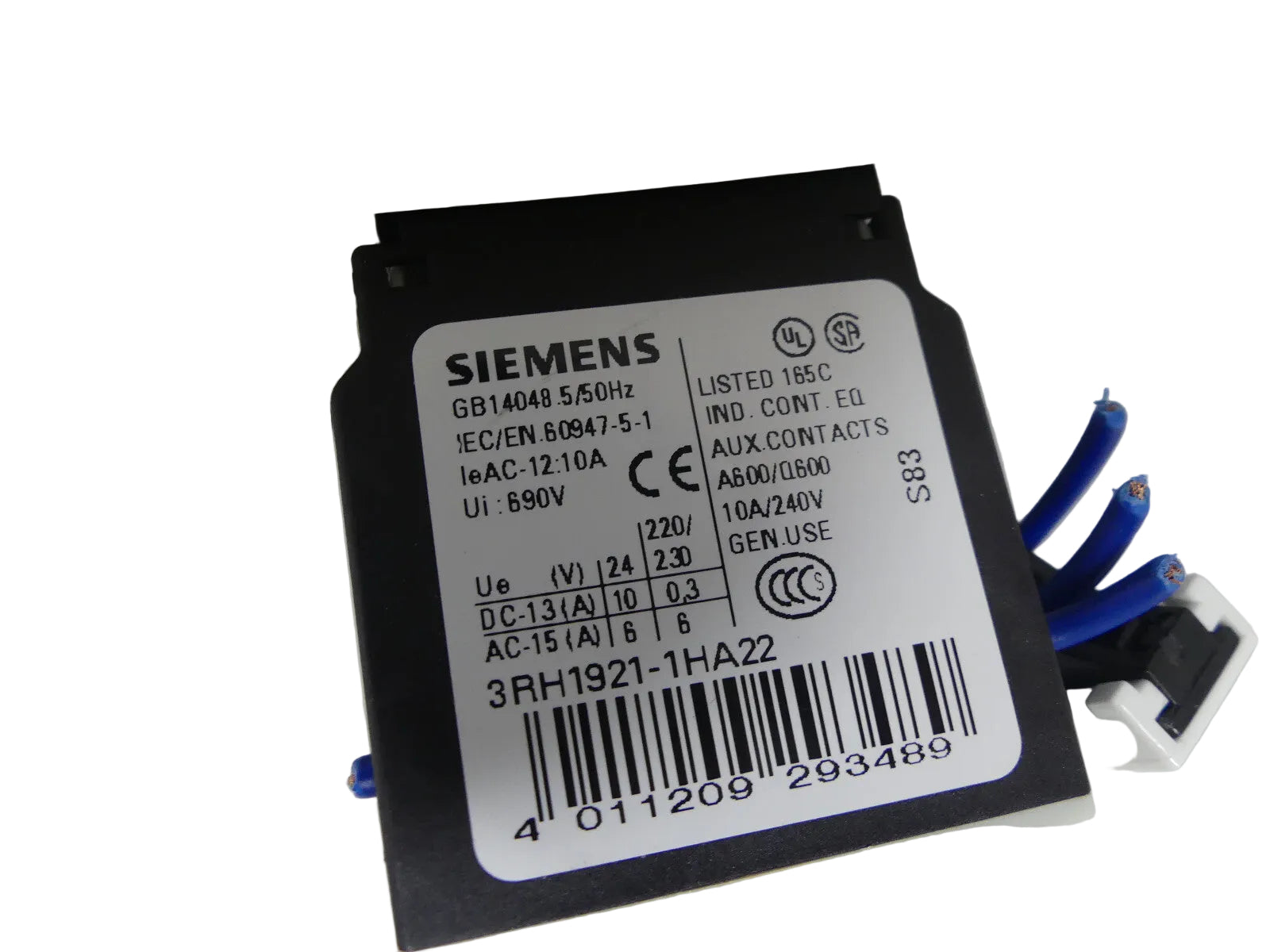 Siemens 3RT1046-1BB44 + 3RH1921-1HA22