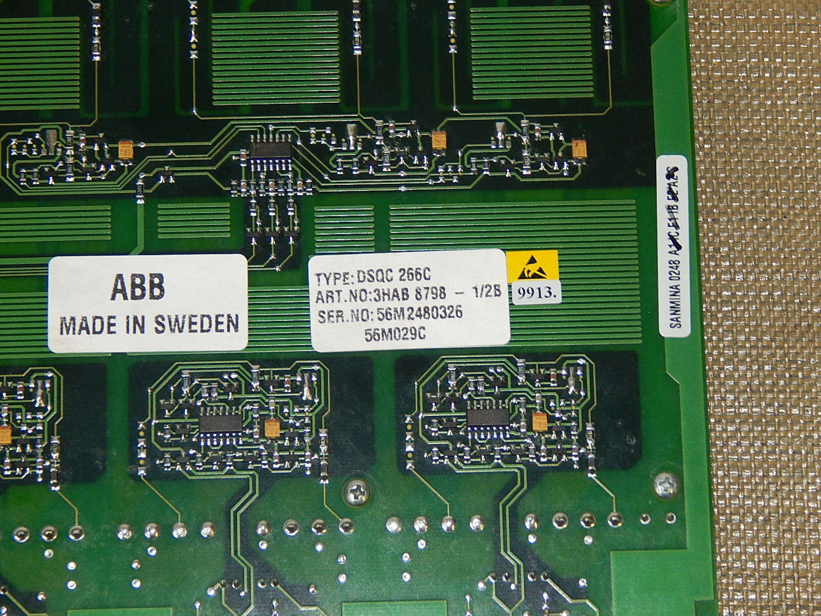 ABB Robotics DSQ 266C Typ: 3HAB 8798-1/2B Used